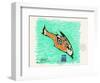 Droit de la Mer-Jacques-Yves Cousteau-Framed Collectable Print