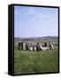 Drombeg Prehistoric Stone Circle, County Cork, Munster, Eire (Republic of Ireland)-Michael Jenner-Framed Stretched Canvas