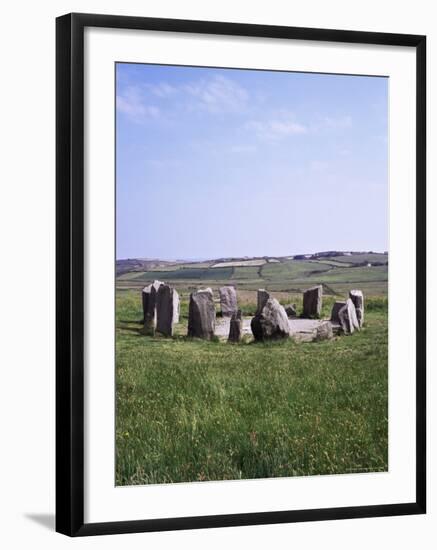 Drombeg Prehistoric Stone Circle, County Cork, Munster, Eire (Republic of Ireland)-Michael Jenner-Framed Photographic Print