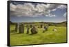 Drombeg stone circle, near Clonakilty, County Cork, Munster, Republic of Ireland, Europe-Nigel Hicks-Framed Stretched Canvas