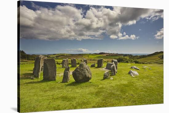 Drombeg stone circle, near Clonakilty, County Cork, Munster, Republic of Ireland, Europe-Nigel Hicks-Stretched Canvas