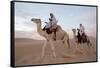 Dromedary riders in the Sahara, Douz, Kebili, Tunisia-Godong-Framed Stretched Canvas