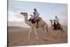 Dromedary riders in the Sahara, Douz, Kebili, Tunisia-Godong-Stretched Canvas
