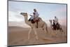 Dromedary riders in the Sahara, Douz, Kebili, Tunisia-Godong-Mounted Photographic Print