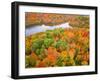 Drone Aerial Panorama's in Autumn Fall-Steve Ellis-Framed Photographic Print