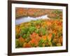 Drone Aerial Panorama's in Autumn Fall-Steve Ellis-Framed Photographic Print