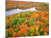 Drone Aerial Panorama's in Autumn Fall-Steve Ellis-Mounted Photographic Print