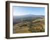 Drone Air View of the Town and Val D'orcia-Guido Cozzi-Framed Photographic Print