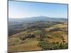 Drone Air View of the Town and Val D'orcia-Guido Cozzi-Mounted Photographic Print