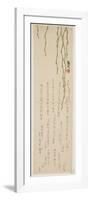Drooping Willow, 1818-1829-Sat? Masuyuki-Framed Giclee Print
