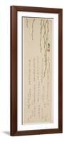 Drooping Willow, 1818-1829-Sat? Masuyuki-Framed Giclee Print