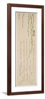 Drooping Willow, 1818-1829-Sat? Masuyuki-Framed Giclee Print