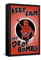 Drop Bombs-Craig Snodgrass-Framed Stretched Canvas