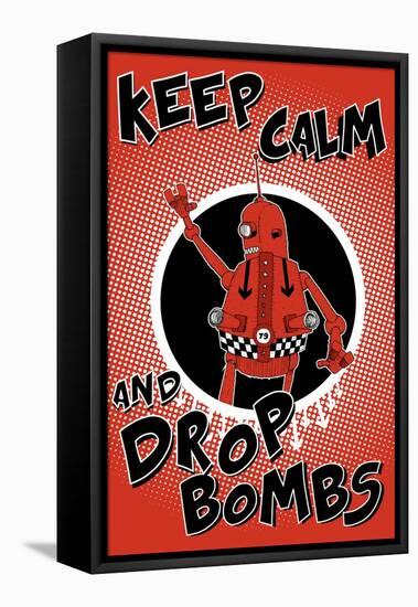 Drop Bombs-Craig Snodgrass-Framed Stretched Canvas