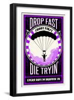 Drop Fast-null-Framed Premium Giclee Print