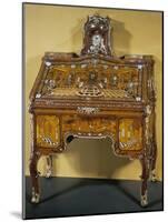 Drop Leaf Writing Desk and Inlays, 1765-David Roentgen-Mounted Giclee Print