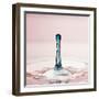 Droplet of Blue Water-null-Framed Photographic Print