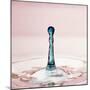 Droplet of Blue Water-null-Mounted Photographic Print