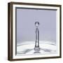 Droplet of Water and Ripple-null-Framed Photographic Print