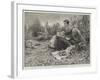 Dropping in to Lunch-Alfred Edward Emslie-Framed Giclee Print