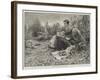 Dropping in to Lunch-Alfred Edward Emslie-Framed Giclee Print