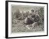 Dropping in to Lunch-Alfred Edward Emslie-Framed Giclee Print