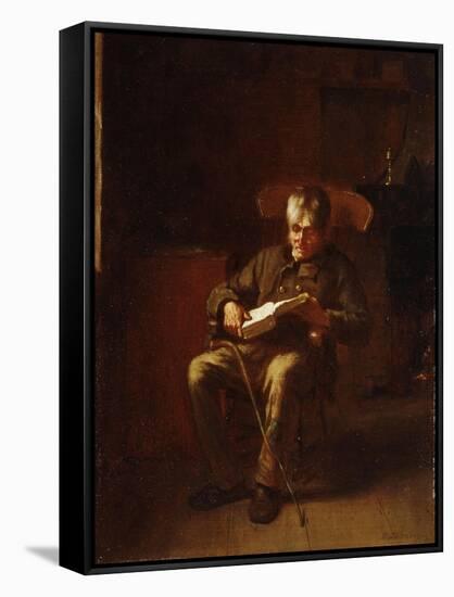 Dropping Off, 1873-Eastman Johnson-Framed Stretched Canvas