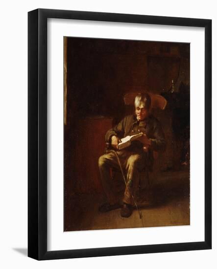 Dropping Off, 1873-Eastman Johnson-Framed Giclee Print