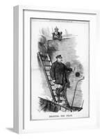 Dropping the Pilot, 1890-John Tenniel-Framed Giclee Print
