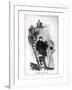 "Dropping the Pilot," Caricature of Otto Von Bismarck and Kaiser Wilhelm II-John Tenniel-Framed Giclee Print