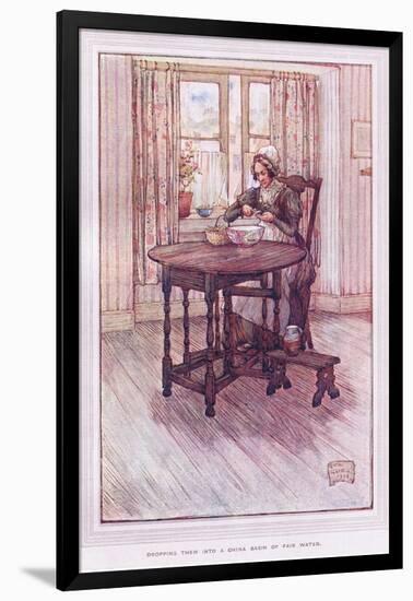 Dropping Them into a China Basin of Fair Water-Sybil Tawse-Framed Giclee Print