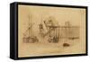 Drops at Wallsend-Thomas H. Hair-Framed Stretched Canvas