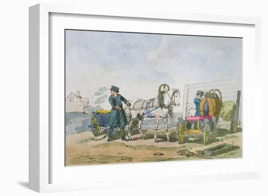 Droshka, 1803-John Augustus Atkinson-Framed Giclee Print