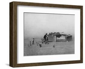 Drought: Dust Storm, 1936-Arthur Rothstein-Framed Photographic Print