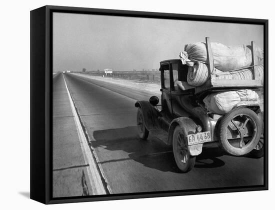 Drought Refugee, 1936-Dorothea Lange-Framed Stretched Canvas