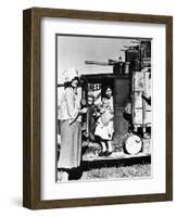 Drought refugees from Oklahoma looking for work in the fields of California. San Jose Mission, 1935-Dorothea Lange-Framed Photographic Print