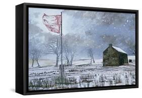 Drover's Arms and the Red Flag, Near Garth, 1992-Huw S. Parsons-Framed Stretched Canvas