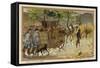 Drover's Wagon-null-Framed Stretched Canvas