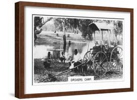 Drovers Camp, Australia, 1928-null-Framed Giclee Print