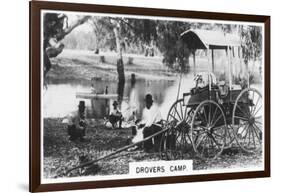 Drovers Camp, Australia, 1928-null-Framed Giclee Print