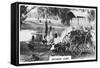 Drovers Camp, Australia, 1928-null-Framed Stretched Canvas