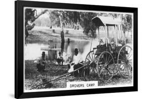 Drovers Camp, Australia, 1928-null-Framed Giclee Print