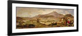 Drovers in Glen Sligichan, Isle of Skye, 1860-Richard Ansdell-Framed Giclee Print