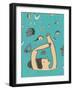 drowing-Kathrin Steinbacher-Framed Giclee Print