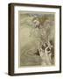 Drowning Girl-Arthur Rackham-Framed Art Print