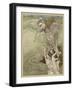 Drowning Girl-Arthur Rackham-Framed Art Print