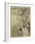 Drowning Girl-Arthur Rackham-Framed Art Print