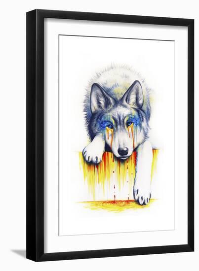 Drowning in Tears-JoJoesArt-Framed Giclee Print