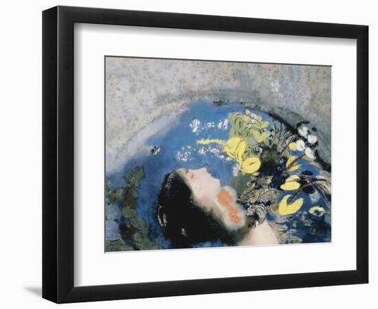 Drowning of Ophelia-Odilon Redon-Framed Giclee Print