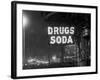 Drug Store Sign-null-Framed Photographic Print